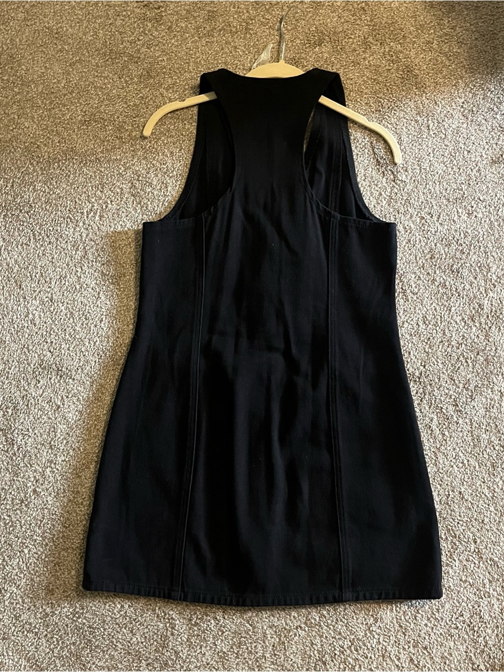 Sadie & Sage Black Button-Front Dress Medium - Picture 2 of 3